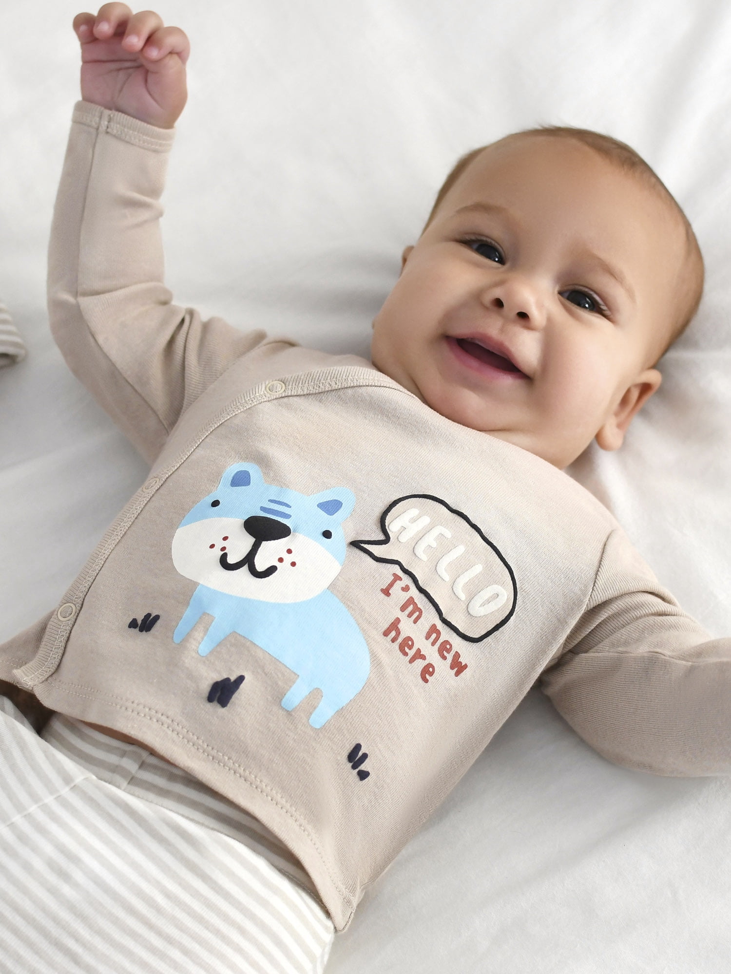 Gerber Baby Boy Take Me Home Set, 3-Piece, Sizes 0-6 Months