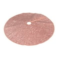 thumbnail image 2 of Kll Rose Gold Pink Glitter Christmas Tree Skirt 30",Party Decorations Farmhouse For Christmas Decorations Holiday Party, 2 of 8