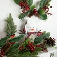 thumbnail image 4 of Northlight Snowman in Plaid Trapper Hat and Scarf Christmas Decoration - 10.25", 4 of 7