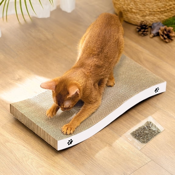 Conlun Cat Scratcher Cardboard with Premium Scratch Textures Design, Durable, Reversible