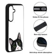 thumbnail image 2 of WIRESTER Shockproof Soft Rubber Cover Case for Samsung Galaxy A16 5G 6.7", Animal Black White Tuxedo Cat, 2 of 5
