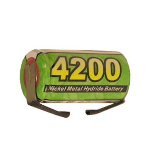 10-Pack Sub C Powerizer NiMH Batteries with Tabs (4200 mAh)