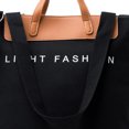 thumbnail image 2 of Bolso de hombro para mujer Bolso tote Gran capacidad Contraste Viajes Compras (Negro) DQrwqpou Para Estrenar, 2 of 3