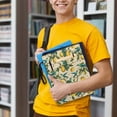 thumbnail image 5 of HELLHERO Lemon Pattern Polyester Zipper Pouch for Librarian Book Lovers Gifts for Hardcover Notebook Journal Textbooks Paperbacks Decorative Design, 8.66 x 11.42, 5 of 8