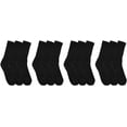 thumbnail image 5 of Nobles Health Care Choice Diabetic Crew Socks - 12 Pair 9-11 Black, 5 of 5