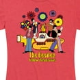 thumbnail image 3 of The Beatles - Yellow Submarine Floral - Women's Short Sleeve Graphic T-Shirt, 3 of 6