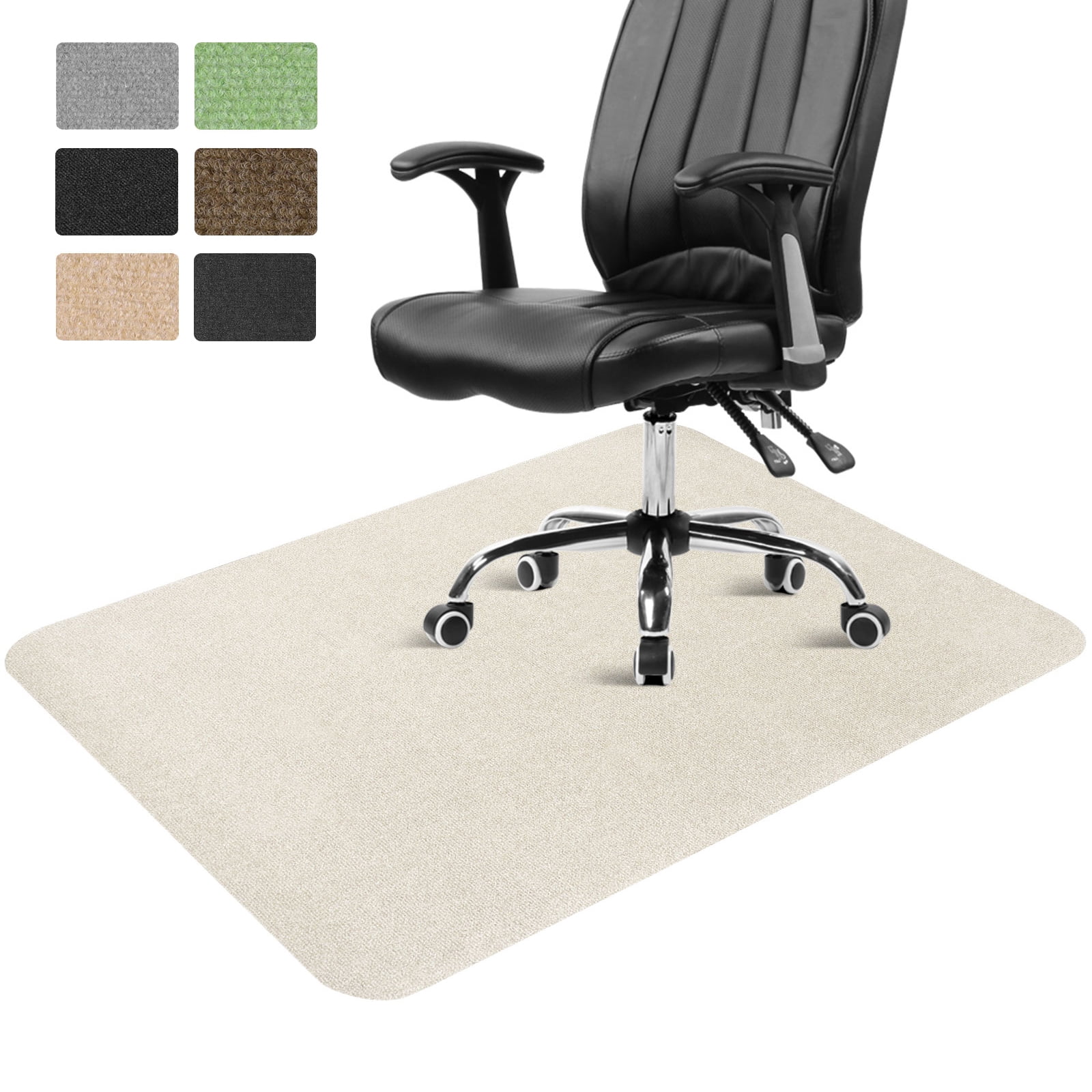 36'' x 48'' Hard Floor Chair Mat with Lip — emma-and-oliver