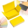 thumbnail image 2 of Blank Paper Note Cards,Diy Craft Paper Tags,Mini Message Paper Cards,Multi-Pack Blank Plain Paper Cards Have Neat Specification,Lightweight Easy To Write and Process Label Making,Yellow, 2 of 9