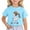 Sky Blue, variant on Short Sleeve Shirts for Girls 6 Cute Shirts Tops Summer Shirts Graphic Tee Shirt Pullover T Shirt Trendy Shirts #Pink(5-6 Years)