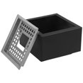 thumbnail image 1 of Stainless Steel Square Ashtray Tabletop – Minimalist Design for Home, Office & Outdoor Use | Easy Maintenance Decorative Ashtray for Parties &, 1 of 5