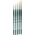 thumbnail image 2 of da Vinci NOVA Model Painting Brushes, Synthetic, All Paint Types, Round, Series 1570, Assorted Sizes, 5 Brush Set with Soap, 2 of 3