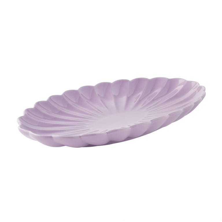 The Pioneer Woman Colette Stoneware 14-inch Serving Tray, Purple