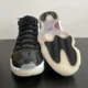 thumbnail image 5 of N I-K-E A i r-Jor-dan 11 Retro 72-10 Black/White Sneakers 378037-002 Men's Size 8.5, 5 of 6