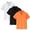 #A14-Orange, variant on Abcomgle 3 Pcs Boys Golf Shirts Size 8-10 Short Sleeve Pique Polo Shirts Button Down Solid Color School Uniform Shirts Summer Collared Tshirts for Kids Boys