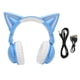 thumbnail image 2 of Auriculares Estéreo Con Y Oreja De Gato, Bonitos Auriculares Estéreo Con Micrófono Integrado De Alta Sensibilidad, Auriculares LED Ajustables Para Niños Con Cable De, 2 of 7