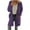 Purple, variant on gakvbuo Long Cardigan Sweaters For Women Women'S Casual Plush Solid Color Button Pocket Jacket Top