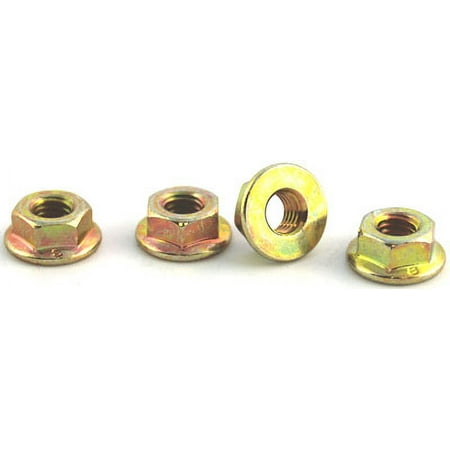 

M8-1.25 Hex Flange Nuts / Non-Serrated / Class 8 / Zinc Yellow / DIN6923 - 1500 Piece Carton