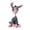 Grey, variant on PrimeGo Dogs Indestructible Plush Toy Stuffed Animal Squeaky Chew Toy Puppy Teething Toy for Small Medium Large Dogs Aggressive Chewers