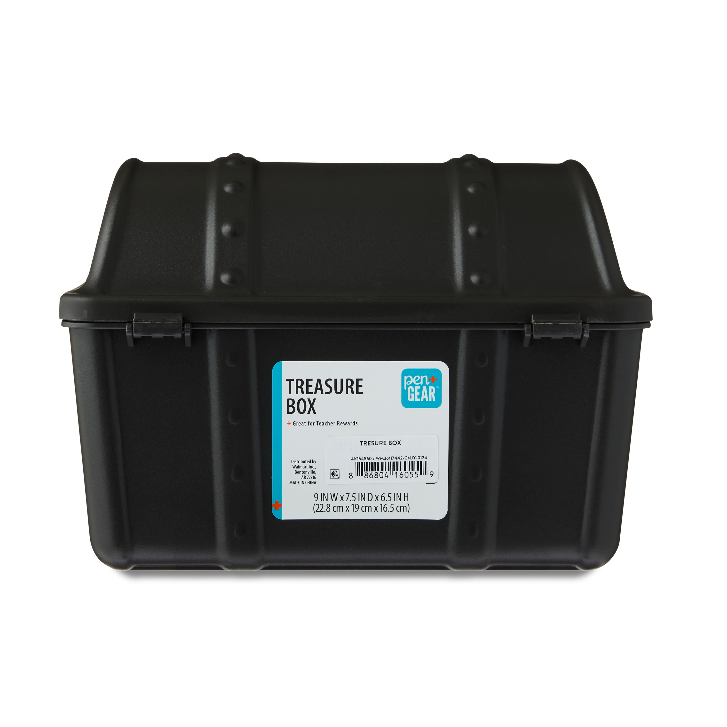 Pen+Gear Treasure Box, Black - Walmart.com