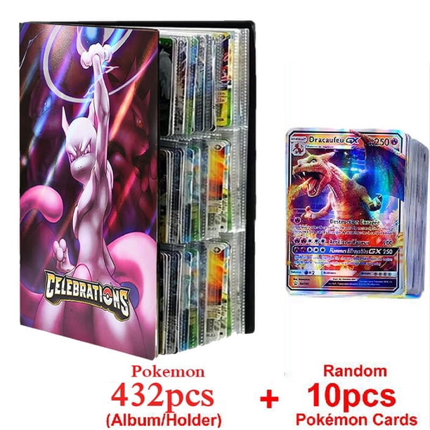 Tarjetero Pokemon de bolsillo para niños, carpeta de colección VMAX GX EX, juego de Anime, 432/540 piezas Fivean unisex