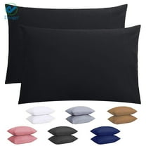 Deago Ultra Soft Microfiber Pillowcases for Hair and Skin with Envelope Closure Pillow Case Comfort Silky Pillow Covers (King 20x30inch, Set of 2)