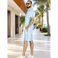 thumbnail image 4 of Conjunto Hombre Verano Camisa y Short a Juego Alberca Playa y Calor, 4 of 5