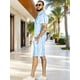 thumbnail image 4 of Conjunto Hombre Verano Camisa y Short a Juego Alberca Playa y Calor, 4 of 5
