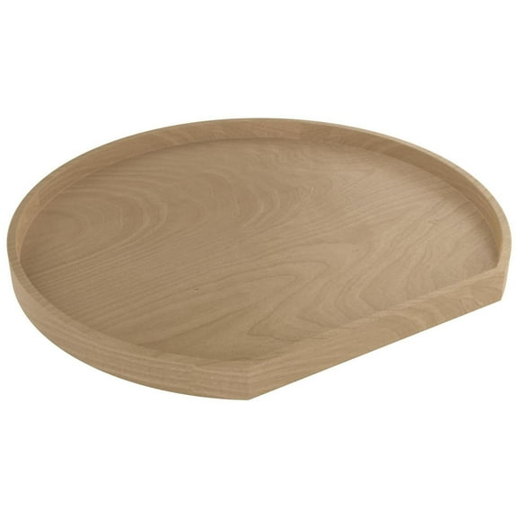 Rev-A-Shelf 4Wls201-31-52 Wood Classics 31" Wide D Shaped Flat Edge Lazy Susan - Maple