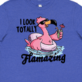 thumbnail image 4 of Inktastic I Look Totally Flamazing with Flamingo in Sunglasses Youth T-Shirt, 4 of 5