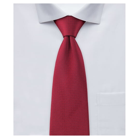 Jacob Alexander Men's Tone on Tone Houndstooth Regular Length Neck Tie - Burgundy