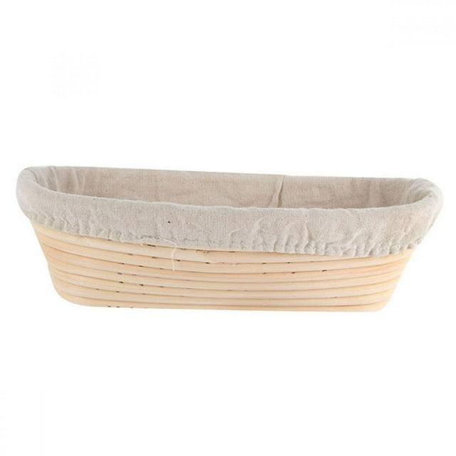 Brotform Banneton Bread Proving Rising Dough Proofing Rattan Basket,Size 28*14*8‘‘