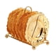 thumbnail image 1 of Juego de 7 posavasos de metal brillantes con soporte, estilo europeo, con diseño de pavo real, para banquetes., 1 of 14