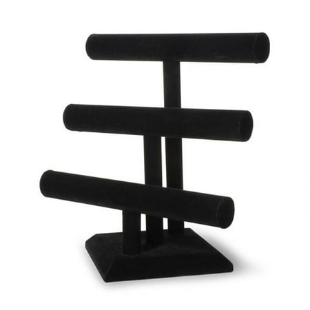 Velvt Jewlry Stand Tropl Bar 12X12In Blk