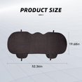 thumbnail image 2 of Linen Back Car Seat Cover, Anti-Slip Long Bottom Rear Seat Cover Protector with Storage Pockets, Breathable Linen Rear Bench Seat Protector Cushion Pad for Most Vehicles (Black, Back Cover), 2 of 7
