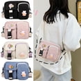 thumbnail image 6 of Fashion Small Cute Crossbody Bags Messenger Bag Shoulder Bags Flap Handbags WHITE, 6 of 8