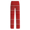 thumbnail image 4 of Lumtrix Christmas Pajamas For Women Loose Fit Y2K Nordic Printed Lightweight Drawstring Elastic Waist Pj Pants Hot Pink 2XL, 4 of 6