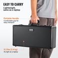 thumbnail image 6 of VEVOR Graded Card Storage Box, 5 Slots, Graded Sports Cards Holder Carrying Case with Coded Lock Foam Dividers, for 162 PSA Graded Cards 115 BGS Cards 130 SGC Cards 585 Top Loaders or 999+ Loose Card, 6 of 9