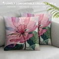 thumbnail image 3 of Nawypu  Decorative Floral Flower Pillow Covers Blue Pink Purple Green Yellow Decor Flower Throw Pillow Covers Cushion Case for Living Room Couch Sofa Patio Outdoor Home Decor, 3 of 5