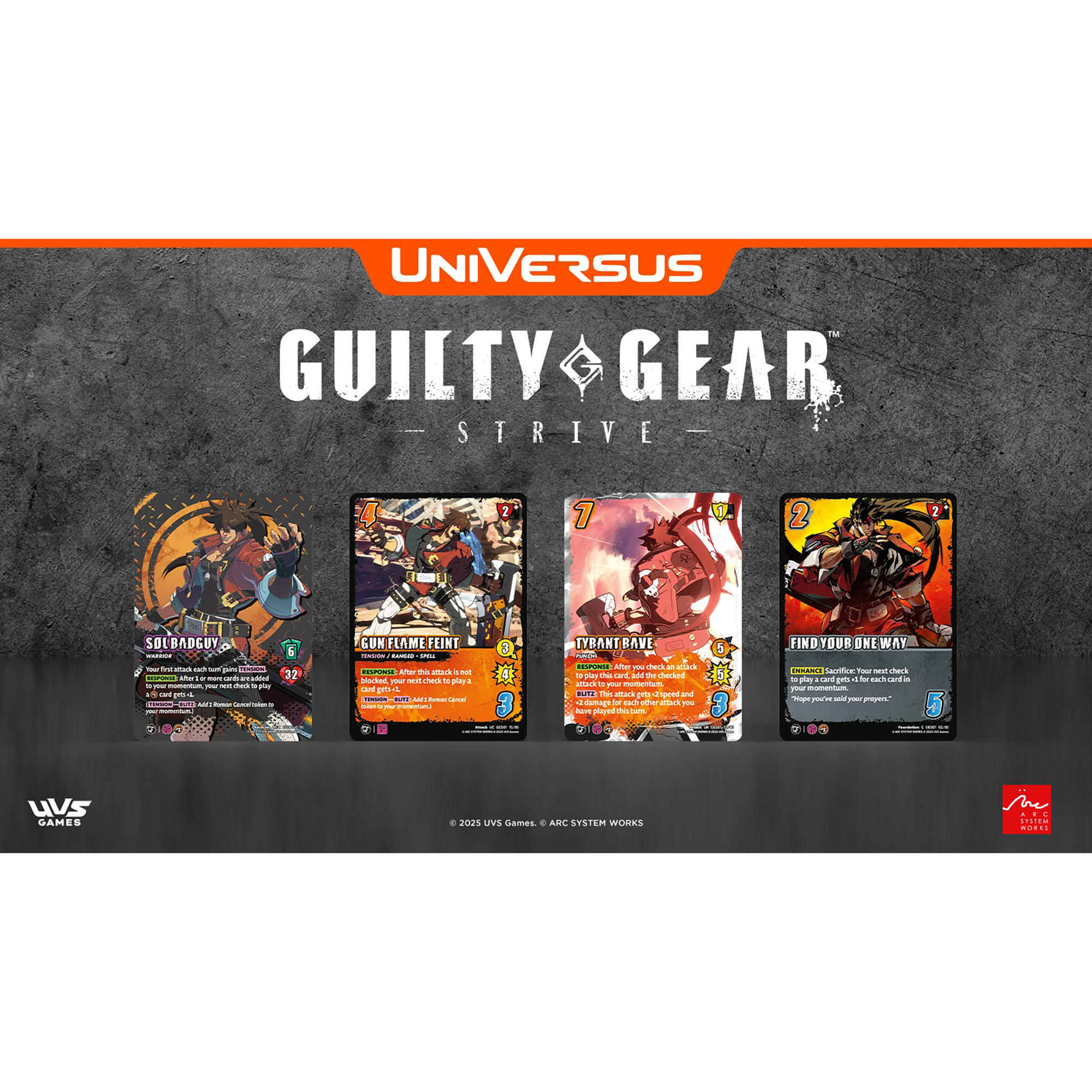 UniVersus: GUILTY GEAR - STRIVE - Blitz Box - 12 Blitz Packs (11 Cards Ea), Battle Deck-Building Trading Card Game, Randomly Assorted, TCG Collectible