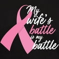 thumbnail image 3 of CafePress - My Wife's Battle Is My Battle Dark T Shirt - Men's Classic Graphic Cotton T-Shirt, 3 of 4