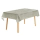 thumbnail image 1 of Mantel rectangular de plástico impermeable y arrugado REGALWOVEN de 6 paquetes para fiestas y comedor gris 54' x 60', 1 of 5