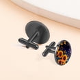 thumbnail image 6 of Sunflower Elegant Cufflink Set for Formal Attire, Made of Stainless Steel, Ideal for Weddings and Business Meetings, Includes Cufflinks and Shirt Clip, 6 of 6