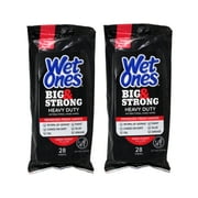 2 Pack - Wet Ones Big Ones Fresh Scent Antibacterial Wipes 28 Each