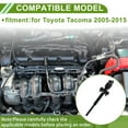 thumbnail image 3 of Steering Column Shaft for Toyota Tacoma 2005-2015 Steering Shaft No.4522004010 Metal 1 Pc, 3 of 7