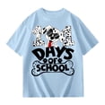 thumbnail image 4 of Shadoumai 100 Day Of School Shirt Girls Crew Neck Short-Sleeve T-Shirt Trendy Funny Tees Little Boys Clothes, 4 of 4