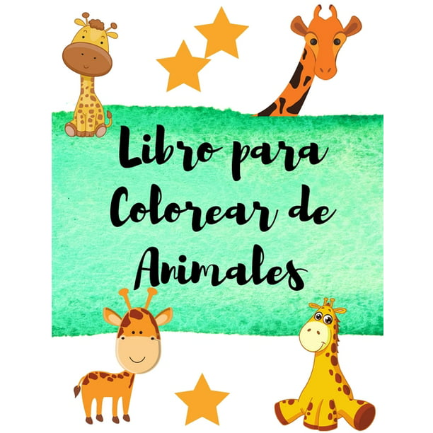 Libro para Colorear de Animales : Libro para colorear de jirafas para niños  - Libros para colorear de