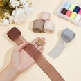 thumbnail image 3 of Cinta de gasa hecha a mano con borlas, 25 yardas, 5 colores, flecos rizados, cinta decorativa, 5 rollos para envolver regalos, 3 of 6