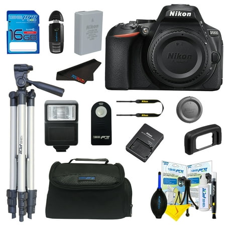 Nikon D5600 DSLR Digital Camera + Pixi Basic Bundle