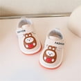 thumbnail image 4 of Uaswgudfs Baby Shoes Cute Bunny Print Boys Girls First Walkers Flat Shoes PU Leather Rubber Sole Walking Shoes, 0-15M, 4 of 5