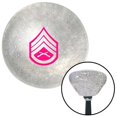 thumbnail image 1 of American Shifter  Pink 05 Staff Sergeant Clear Retro Metal Flake Shift Knob with M16 x 1.5 Insert, 1 of 1